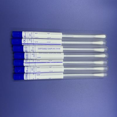 ISO13485 μακριές ιατρικές πατσαβούρες βαμβακιού, ιατρική ρινική πατσαβούρα για τη δοκιμή ιών